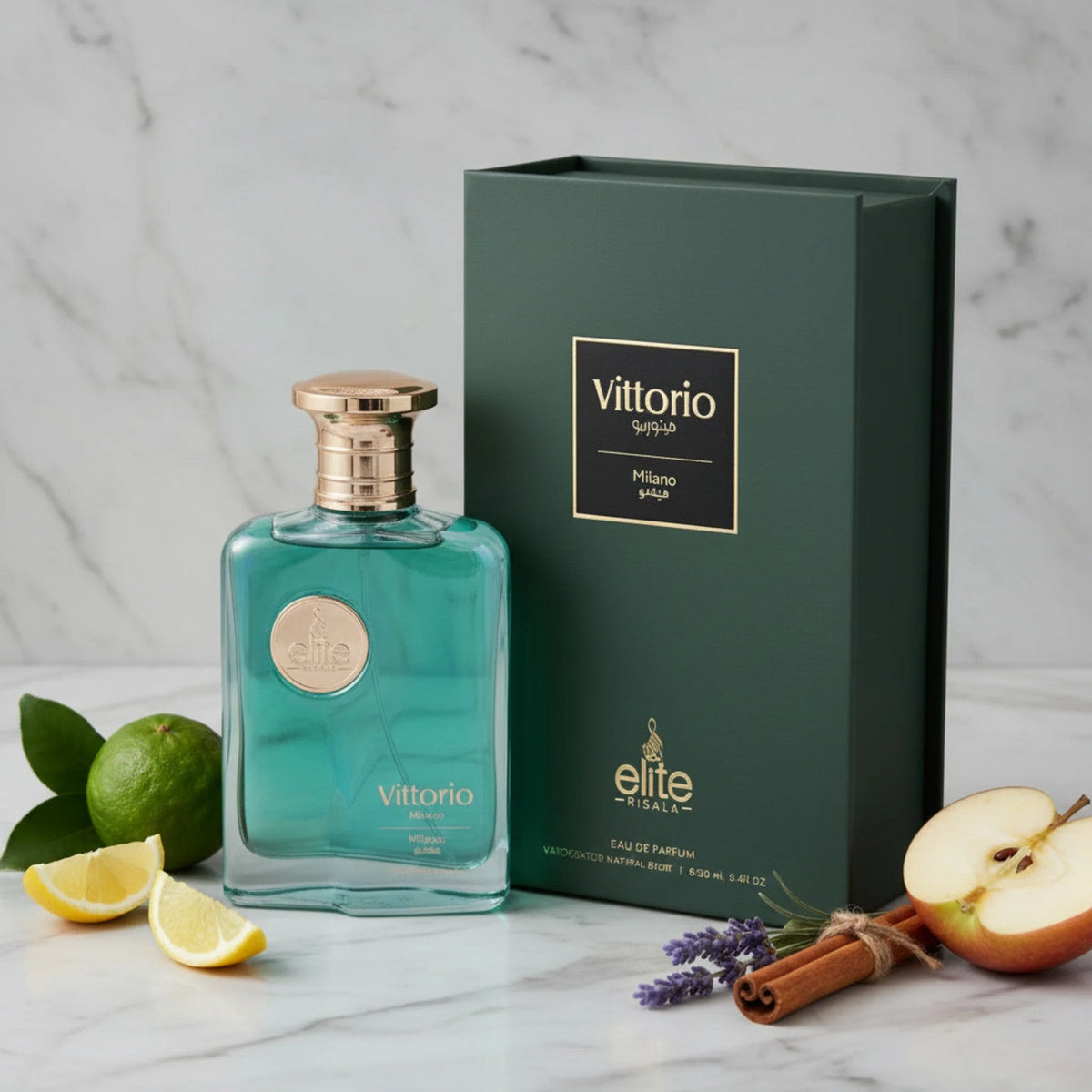 Risala Elite Vittorio Milano Eau de Parfum Spray for Men 3.4 fl oz (100 ml)