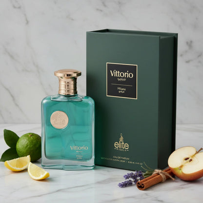Risala Elite Vittorio Milano Eau de Parfum Spray for Men 3.4 fl oz (100 ml)