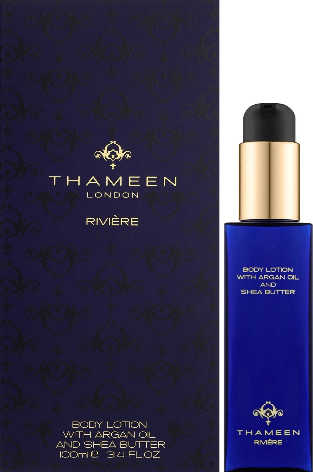 THAMEEN RIVIERE BODY LOTION WITH ARGAN OIL UNISEX 3.4 Oz / 100 ml BRAND NEW!!!