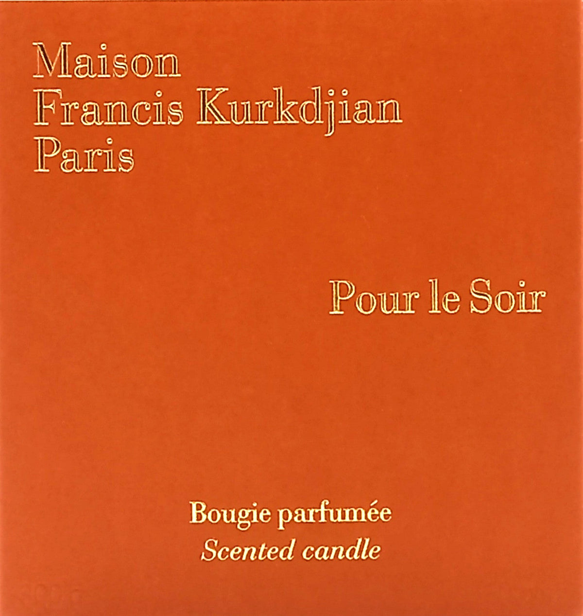 MAISON FRANCIS KURKDJIAN POUR LE SOIR SCENTED CANDLE 10.6 Oz / 300 g BRAND NEW!