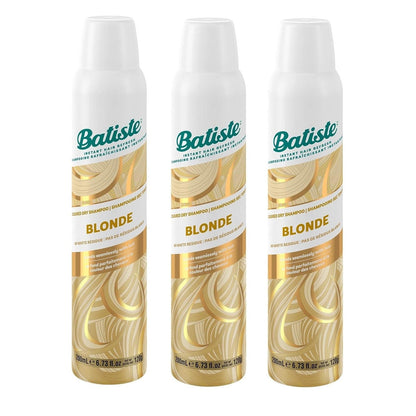 Batiste Dry Shampoo Blonde (3 pack)  200 ml EACH Bottle Fresh