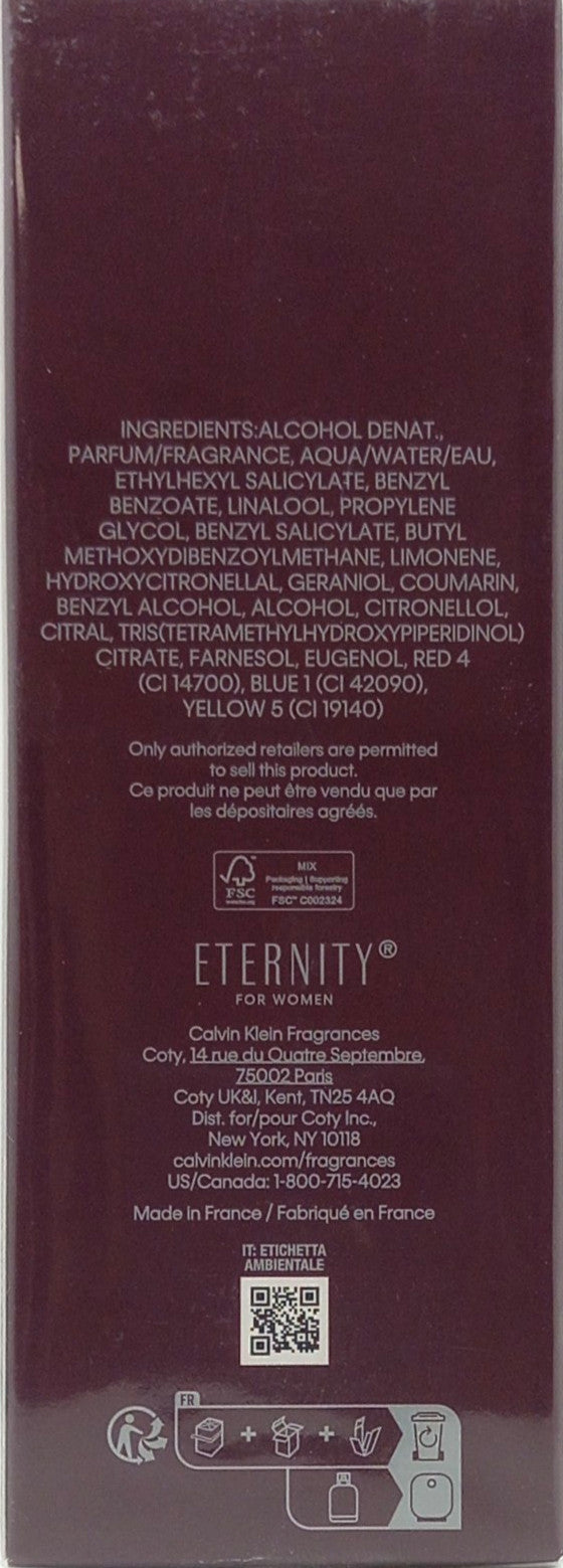 CALVIN KLEIN ETERNITY AMBER ESSENCE PARFUM INTENSE SPRAY WOMEN 3.3 Oz / 100 ml