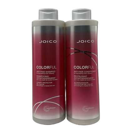 JOICO Colorful Anti-Fade Shampoo & Conditioner 33.8 oz Duo