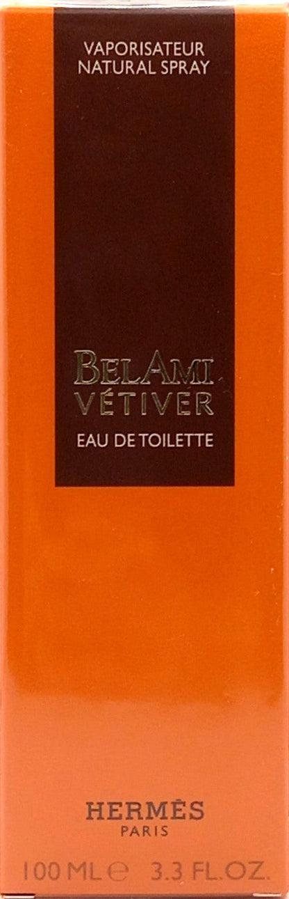 HERMES BEL AMI VETIVER EAU DE TOILETTE SPRAY FOR MEN 3.3 Oz / 100 ml BRAND NEW!