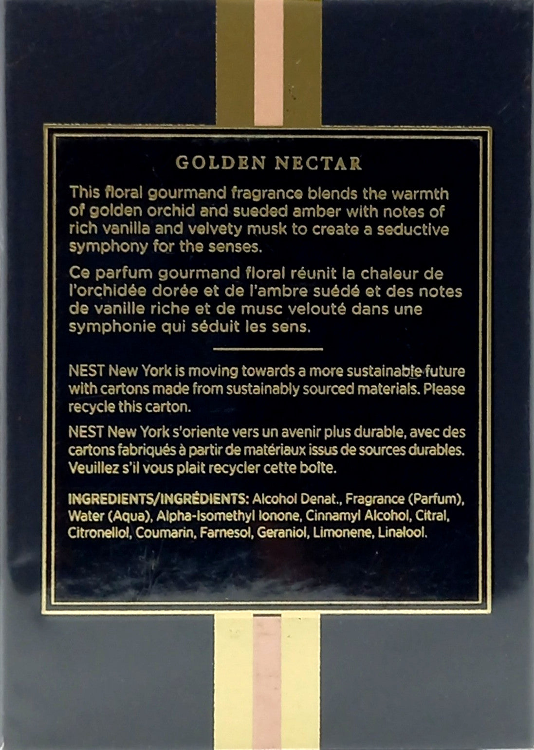 NEST GOLDEN NECTAR EAU DE PARFUM SPRAY FOR WOMEN 1.7 Oz / 50 ml BRAND NEW ITEM!