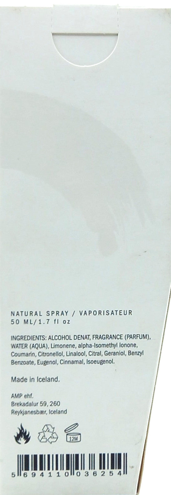ANDREA MAACK MAGMA EXTRAIT DE PARFUM SPRAY UNISEX 1.7 Oz / 50 ml BRAND NEW!!!