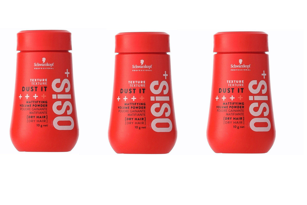 Schwarzkopf OSiS Dust It Mattifying VOLUME Powder  0.35 oz Pack of 3, NEW PACK