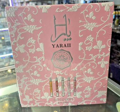 Yara Discovery 5 x 35 ml Eau de Parfum EDP Mini 5 Pc Travel GIFT SET SEALED