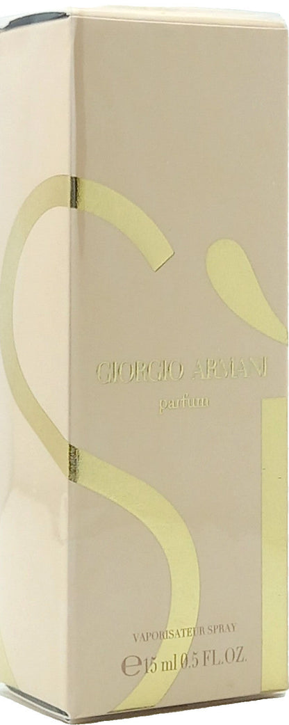 GIORGIO ARMANI SI PARFUM SPRAY FOR WOMEN 0.5 Oz / 15 ml BRAND NEW TRAVEL SIZE!!!