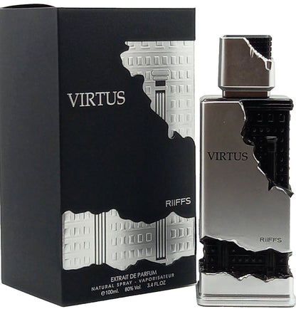 RIIFFS VIRTUS EXTRAIT DE PARFUM SPRAY FOR MEN 3.4 Oz / 100 ml BRAND NEW ITEM!!!
