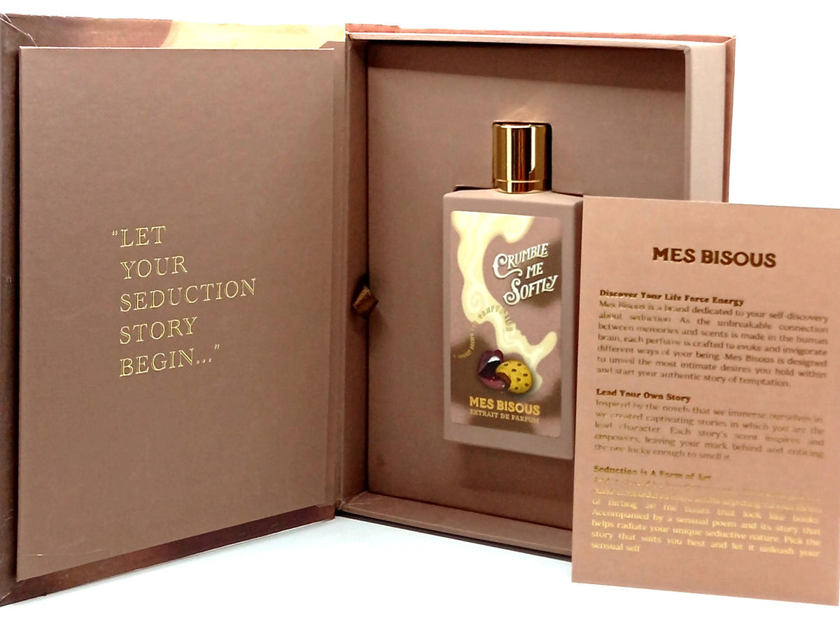 MES BISOUS CRUMBLE ME SOFTLY EXTRAIT DE PARFUM SPRAY UNISEX 3.4 Oz / 100 ml NEW!