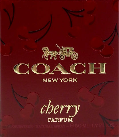COACH CHERRY PARFUM SPRAY FOR WOMEN 1.7 Oz / 50 ml BRAND NEW IN BOX!!!