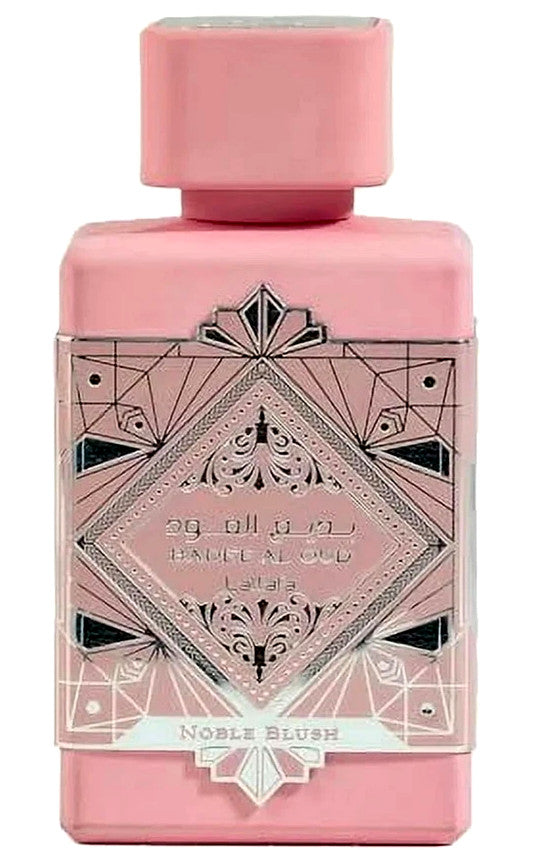 LATTAFA NOBLE BLUSH BADE'E AL OUD EAU DE PARFUM SPRAY FOR WOMEN 3.4 Oz / 100 ml