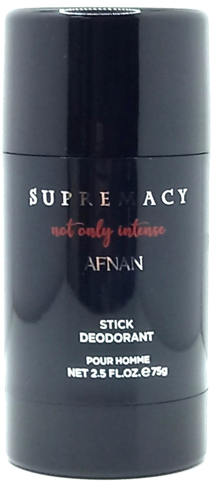 AFNAN SUPREMACY NOT ONLY INTENSE DEODORANT STICK POUR HOMME 2.5 Oz / 75 g NEW!!!