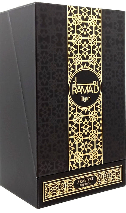 ARABIYAT PRESTIGE RAMAD MYRRH EAU DE PARFUM SPRAY UNISEX 3.4 Oz / 100 ml NEW!!!
