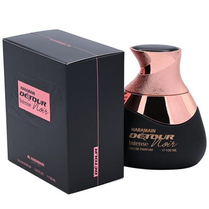 Al Haramain Detour Noir Intense EDP Spray Unisex 3.4 oz 100ml New Box