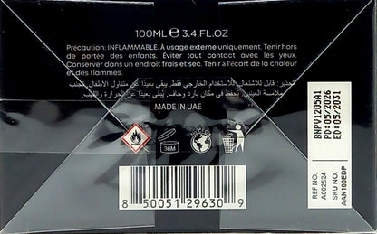 ATRALIA ABSOLUTE NOIR EAU DE PARFUM SPRAY UNISEX 3.4 Oz / 100 ml BRAND NEW ITEM!