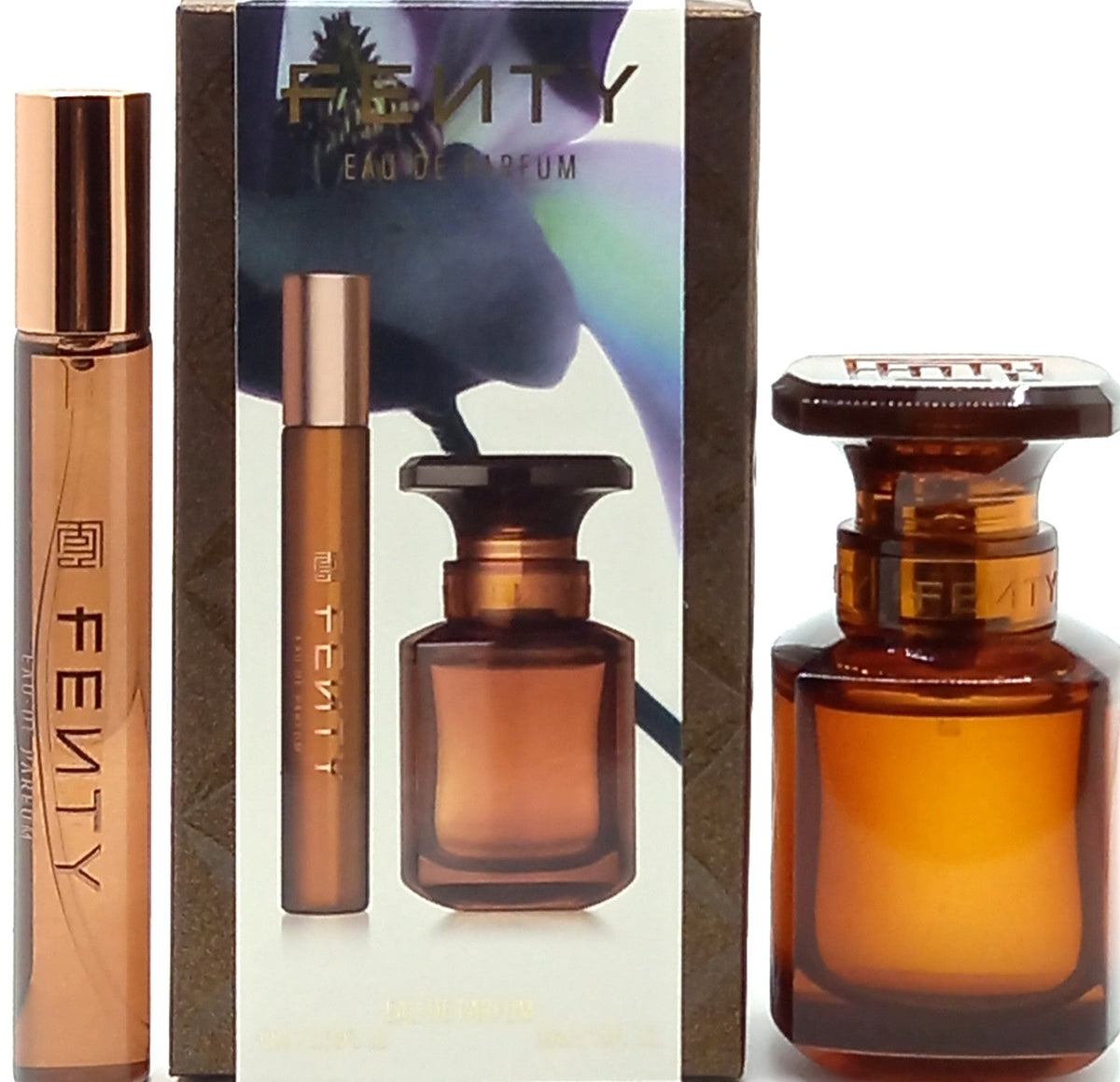 FENTY By RIHANNA 2 PCS SET EAU DE PARFUM SPRAY UNISEX 1.0 Oz, 0.33 Oz BRAND NEW!