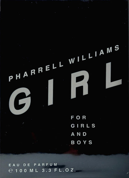 PHARRELL WILLIAMS GIRL EAU DE PARFUM SPRAY UNISEX 3.3 Oz / 100 ml DISCONTINUED!