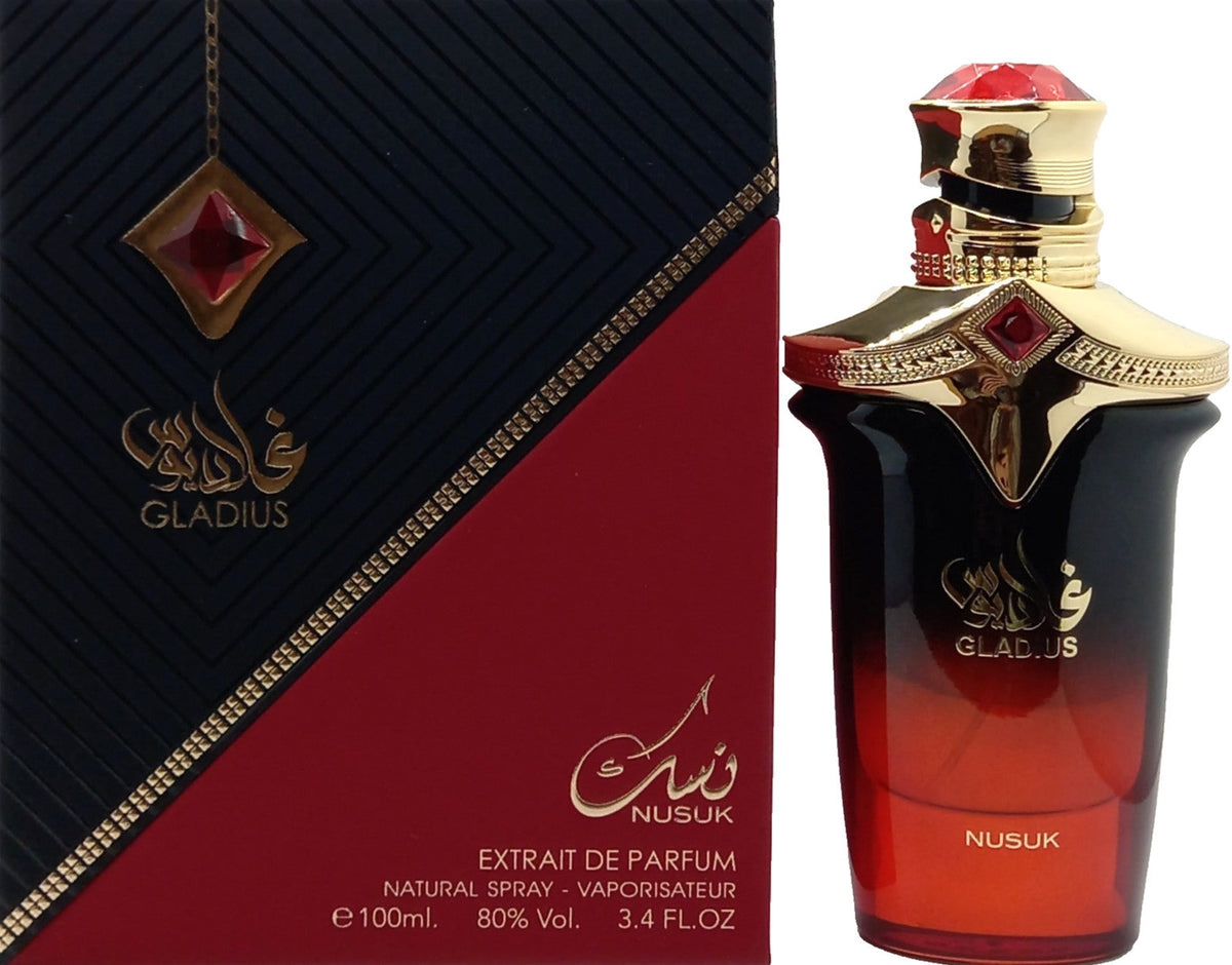 NUSUK GLADIUS EXTRAIT DE PARFUM SPRAY UNISEX 3.4 Oz / 100 ml BRAND NEW ITEM!!!