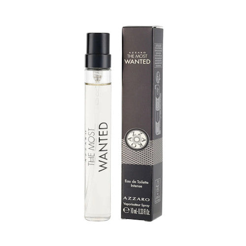 Mini The Most Wanted by Azzaro 0.33 oz EDT Intense Spray Cologne Men New In Box