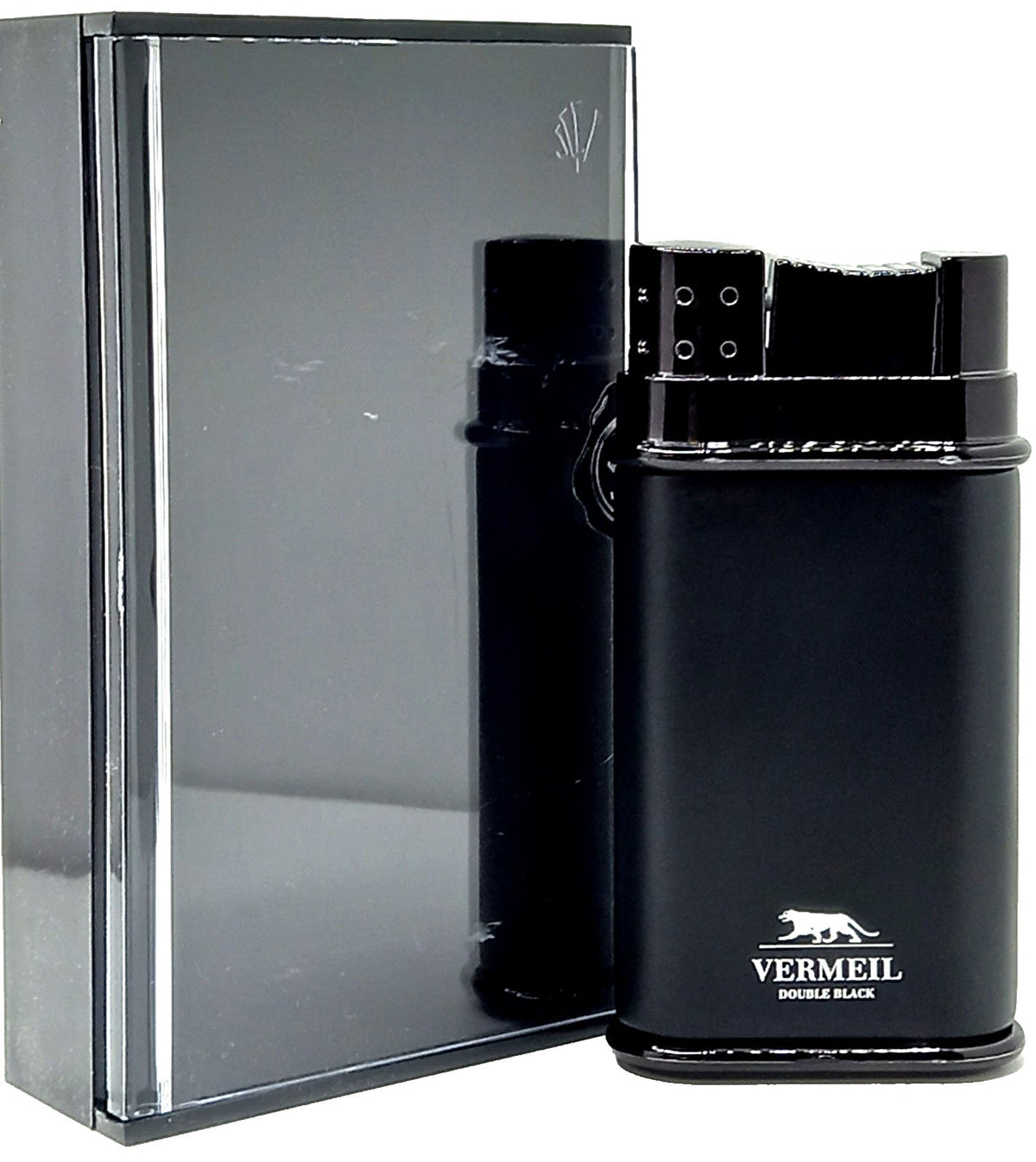JEAN-LOUIS VERMEIL DOUBLE BLACK EAU DE TOILETTE SPRAY FOR MEN 3.3 Oz / 100 ml