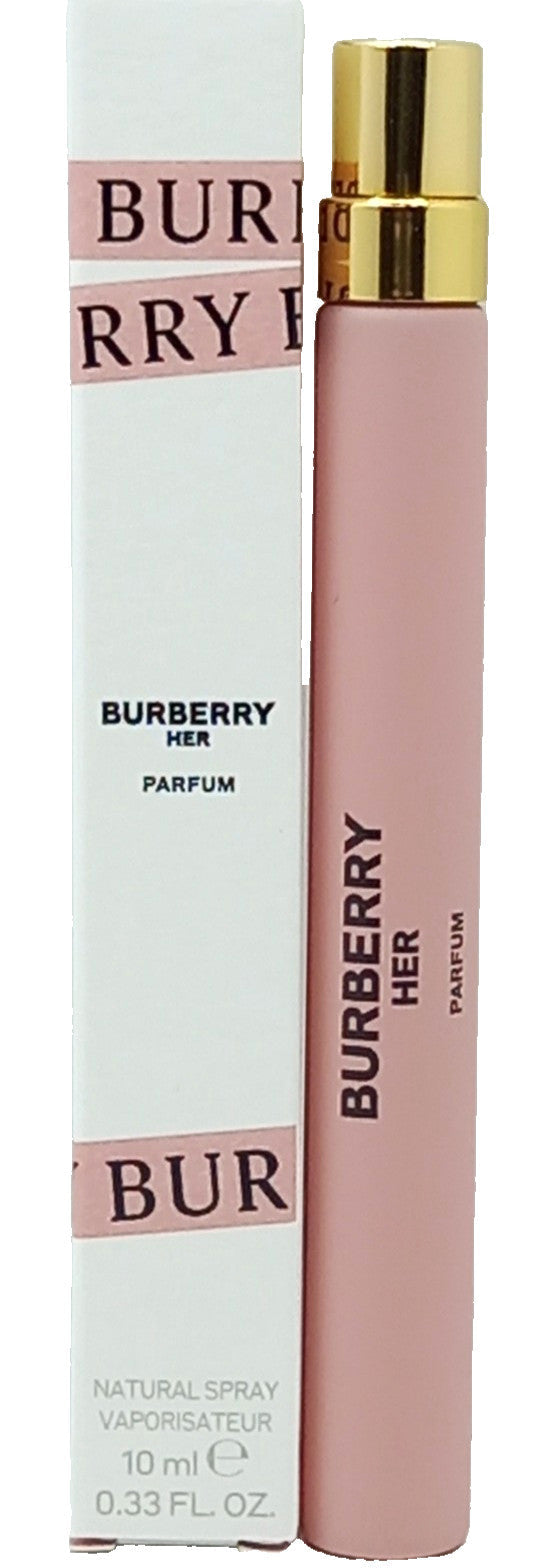 BURBERRY HER PARFUM PEN SPRAY FOR WOMEN 0.33 Oz / 10 ml BRAND NEW TRAVEL SIZE!!!