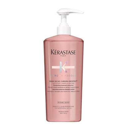 Kerastase Bain RICHE Chroma Respect 34 oz + PUMP