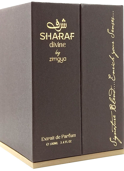 ZIMAYA SHARAF DIVINE EXTRAIT DE PARFUM SPRAY UNISEX 3.4 Oz / 100 ml BRAND NEW!!!