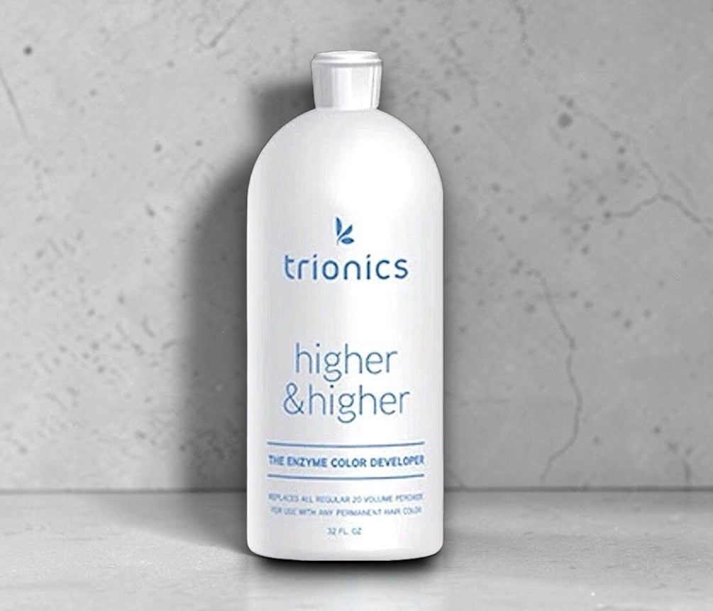 Trionics Higher & Higher Enzyme Developer 32 oz  Professional Hair Color