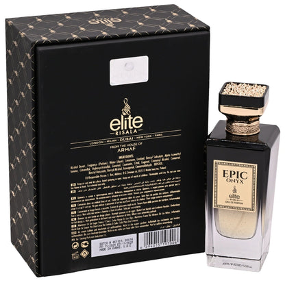 Risala Elite Epic Onyx EDP Spray Unisex 3.4 oz 100ml New Box