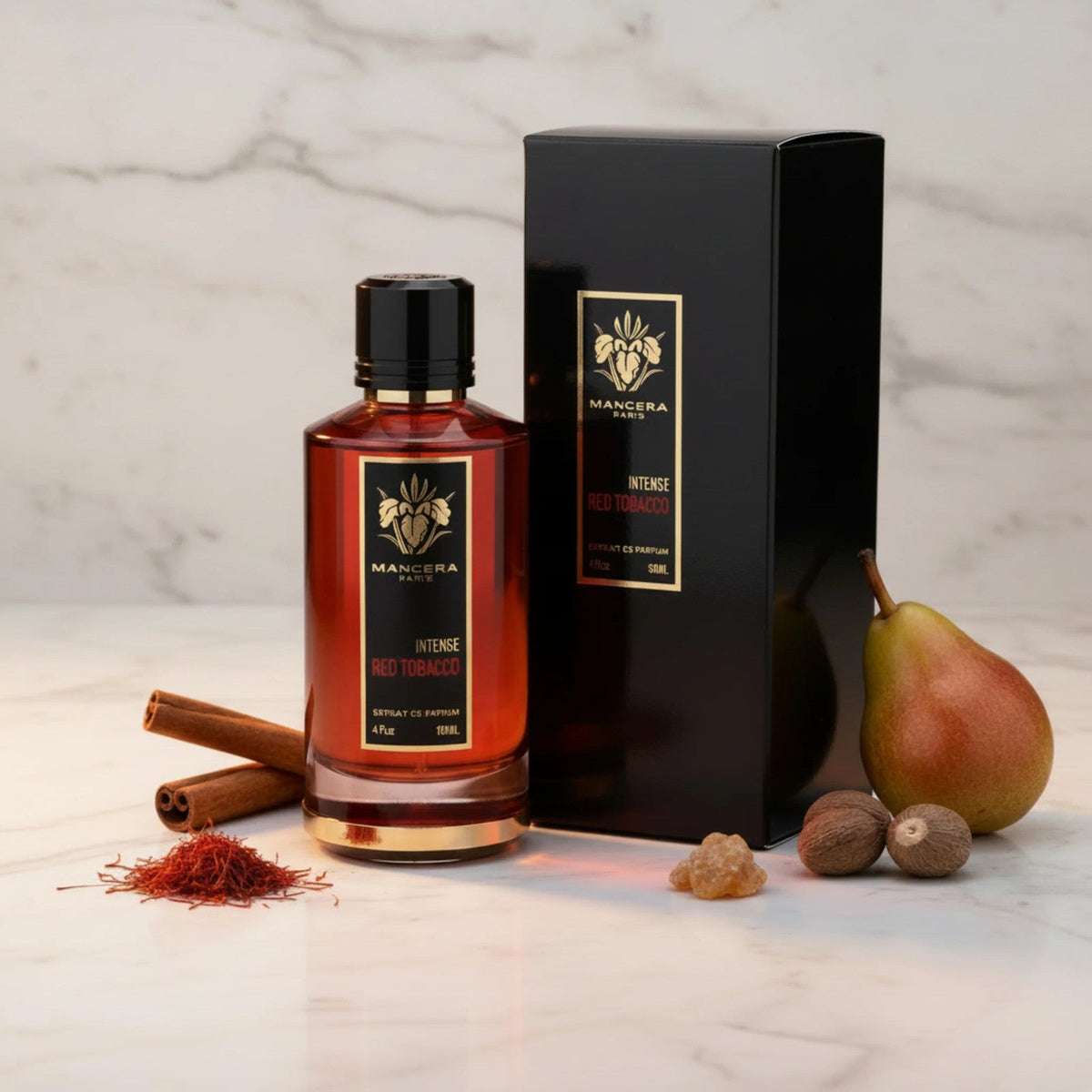 Mancera Red Tobacco Intense EDP Spray, Unisex, 4 oz 120ml New Box
