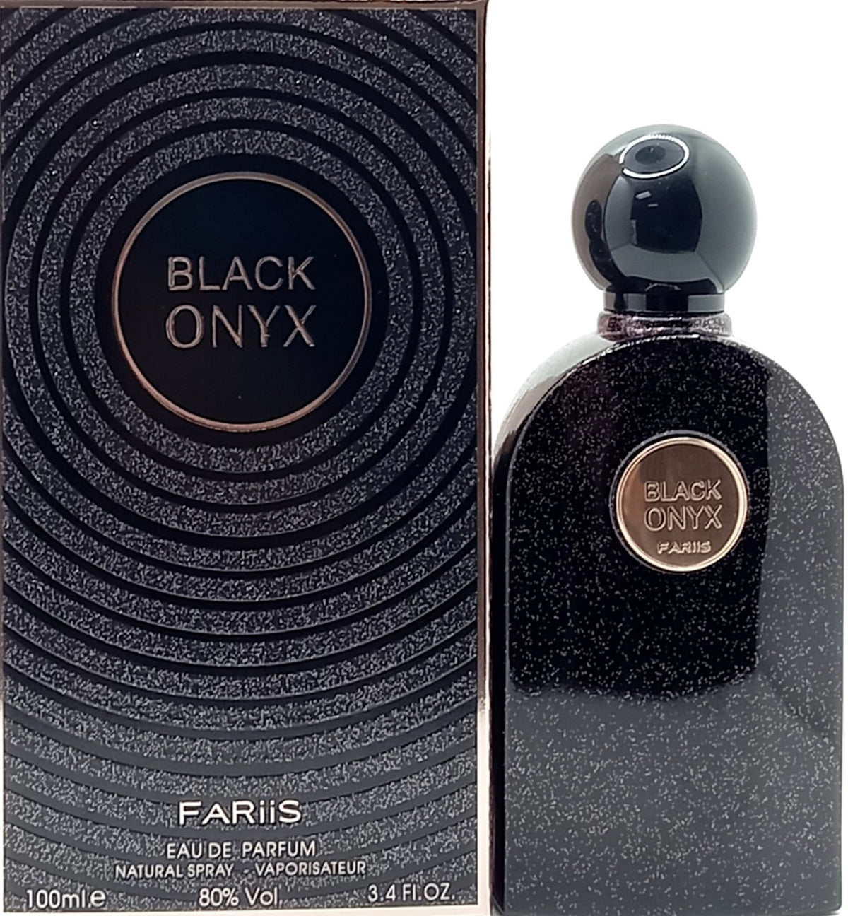 FARIIS BLACK ONYX EAU DE PARFUM SPRAY FOR WOMEN 3.4 Oz / 100 ml BRAND NEW ITEM!