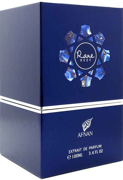 AFNAN RARE REEF EXTRAIT DE PARFUM SPRAY UNISEX 3.4 Oz / 100 ml BRAND NEW ITEM!!!