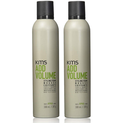 KMS Add Volume Styling Foam Mousse 10.1 Ounce Pack Of 2
