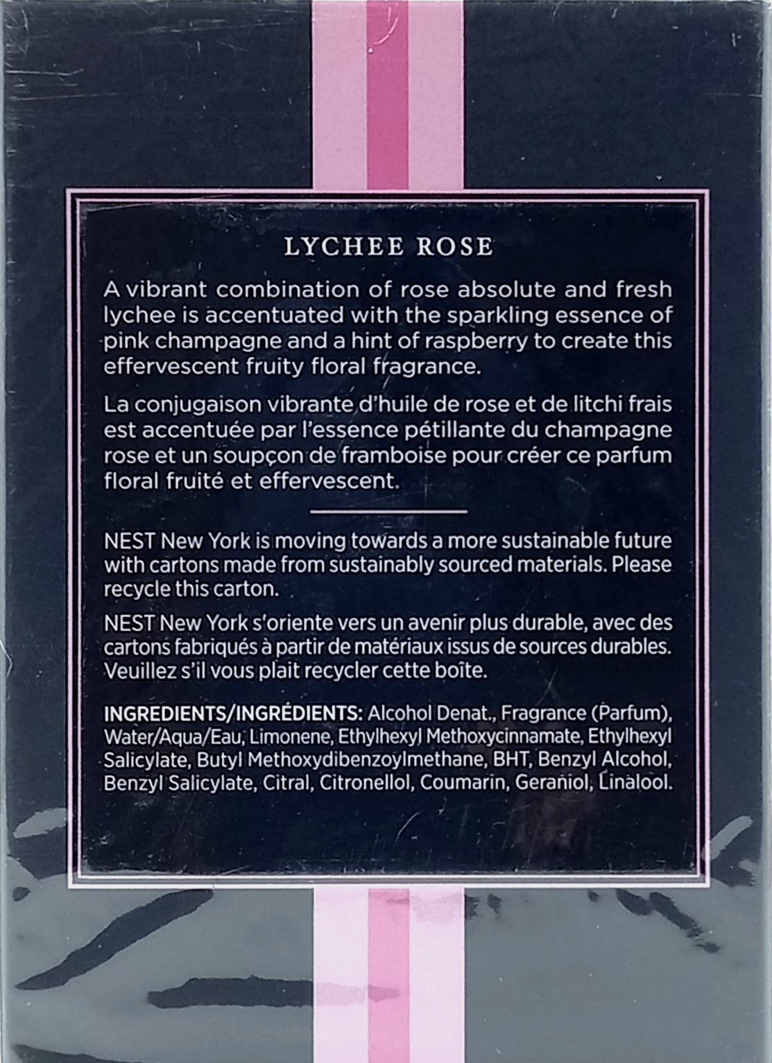 NEST LYCHEE ROSE EAU DE PARFUM SPRAY FOR WOMEN 1.7 Oz / 50 ml BRAND NEW ITEM!!!