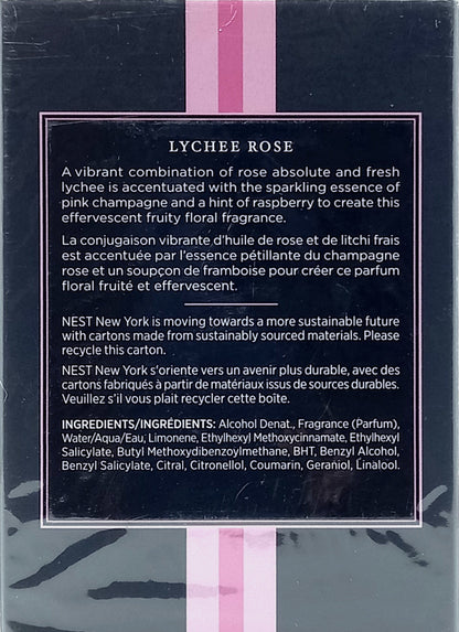 NEST LYCHEE ROSE EAU DE PARFUM SPRAY FOR WOMEN 1.7 Oz / 50 ml BRAND NEW ITEM!!!