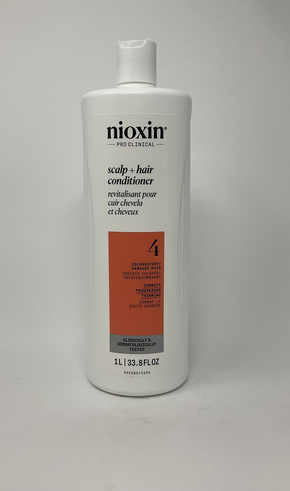 Nioxin System 4 Shampoo and Conditioner Duo Liters, 33.8 oz each, No Seal