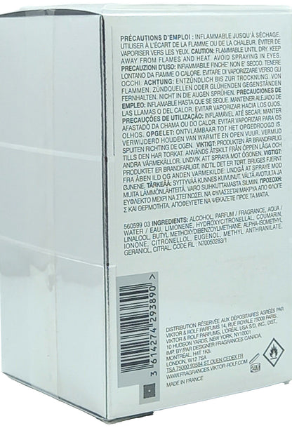 VIKTOR & ROLF SPICEBOMB METALLIC MUSK EAU DE PARFUM SPRAY FOR MEN 3.04 Oz / 90ml