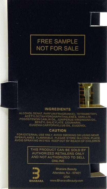 BHARARA PHARAOH RAMESSES II PARFUM SPRAY VIAL UNISEX 0.17 Oz NEW SAMPLE SIZE!!!