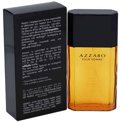 Azzaro Pour Homme Eau de Toilette Spray for Men 1.7 fl oz (50 ml) by Azzaro