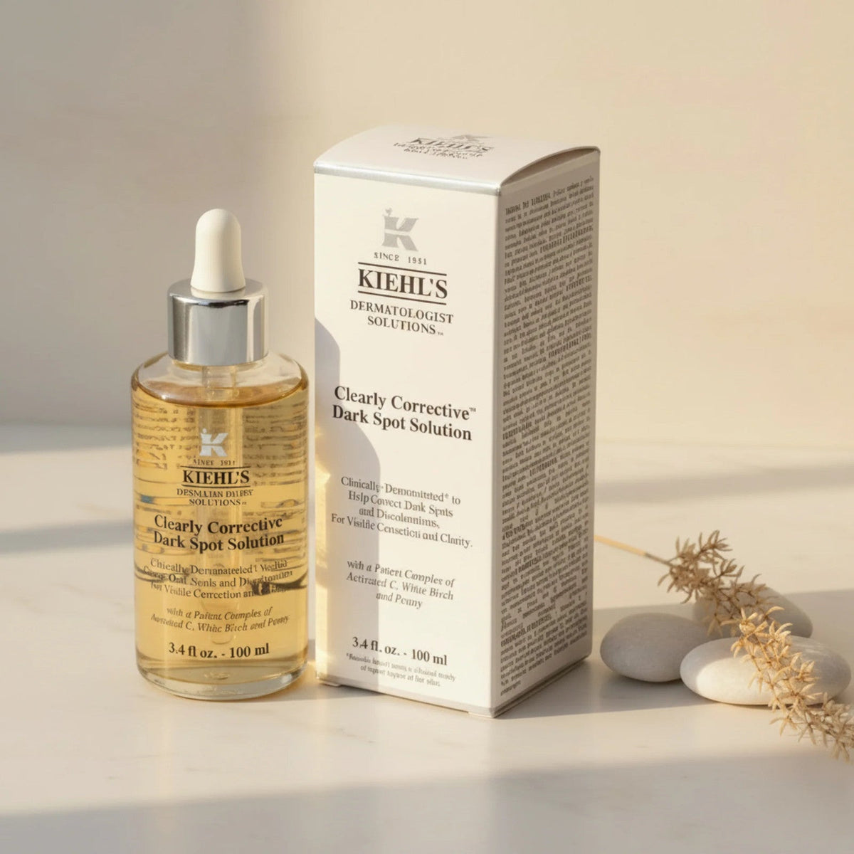 Kiehl'S Clearly Corrective Dark Spot Corrector Face Serum, Unisex, 3.4 oz