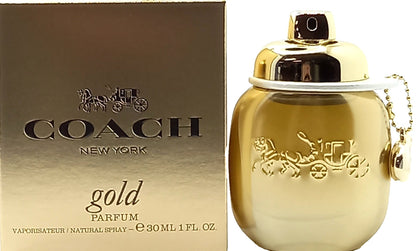 COACH GOLD PARFUM SPRAY FOR WOMEN 1.0 Oz / 30 ml BRAND NEW SEALED IN BOX!!!