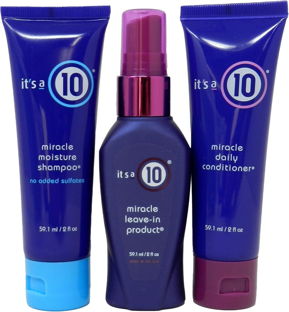 It's a 10 Miracle  Original Travel Set - Shampoo, Conditioner & Leave-in Product