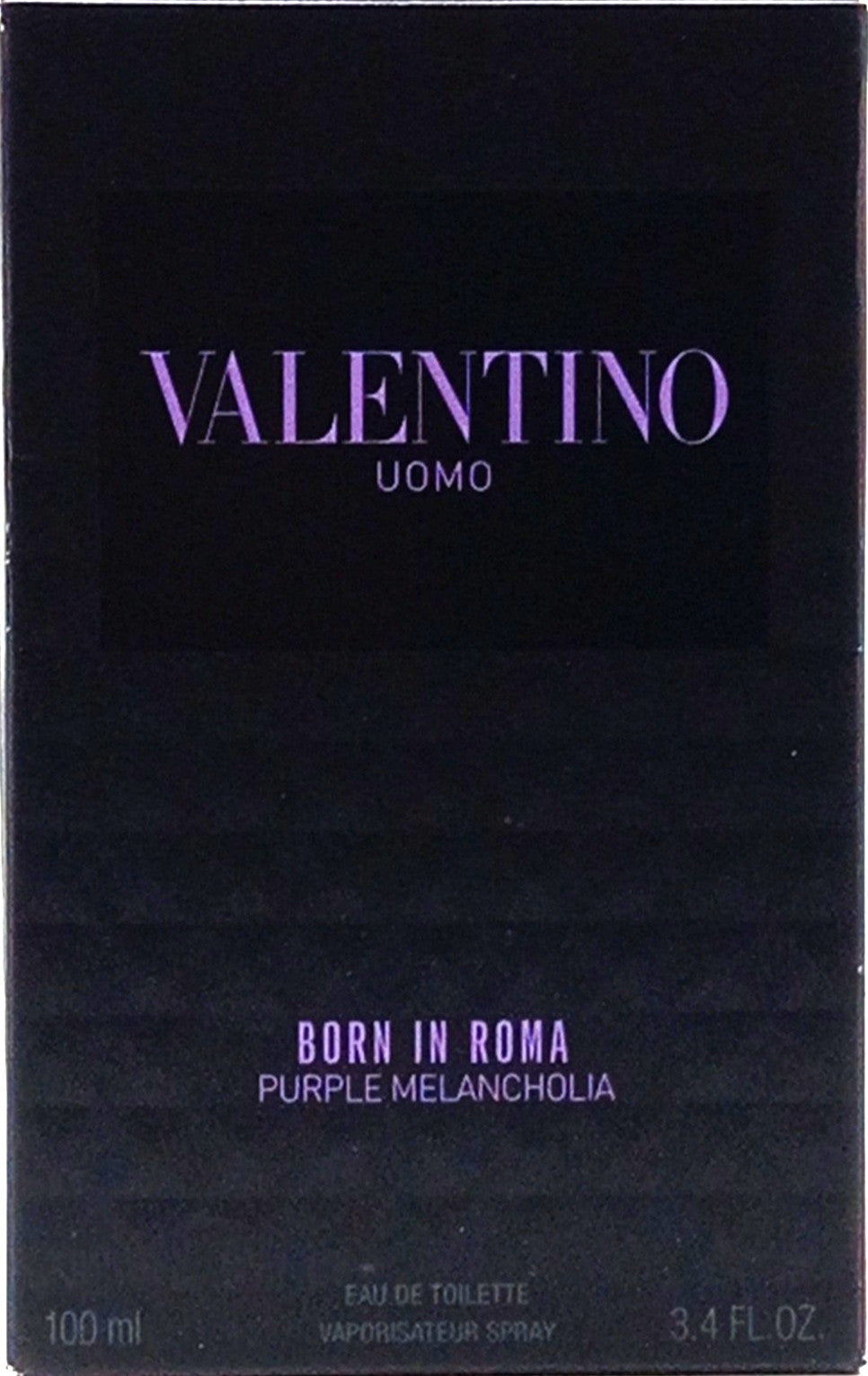 VALENTINO UOMO BORN IN ROMA PURPLE MELANCHOLIA EDT SPRAY FOR MEN 3.4 Oz / 100 ml