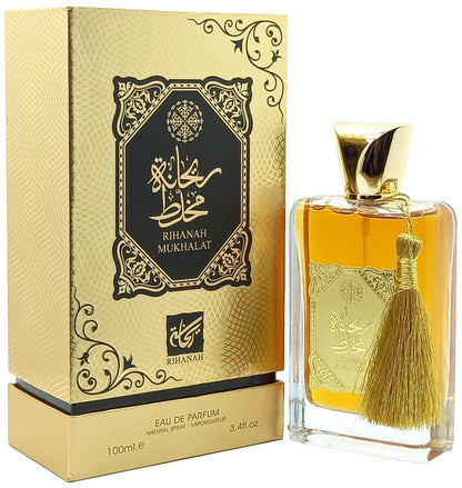 RIHANAH MUKHALAT EAU DE PARFUM SPRAY UNISEX 3.4 Oz / 100 ml BRAND NEW IN BOX!!!