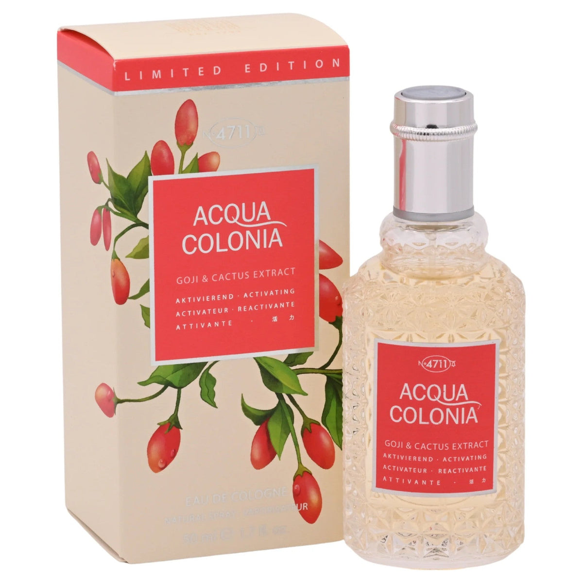 Maurer & Wirtz 4711 Acqua Colonia Goji & Cactus Extract EDC Unisex 1.7 oz Spray