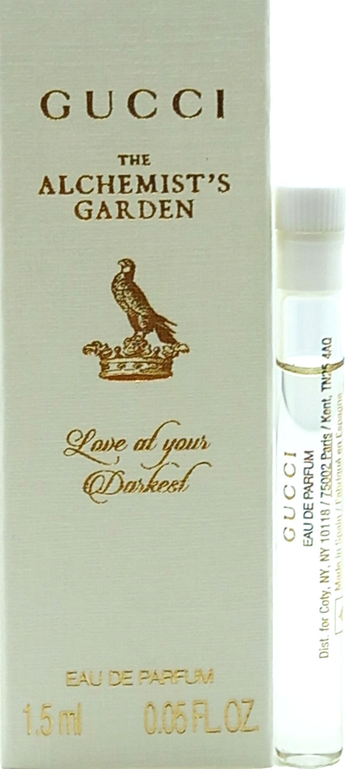 GUCCI THE ALCHEMIST'S GARDEN LOVE AT YOUR DARKEST EDP VIAL SPLASH UNISEX 0.05 Oz