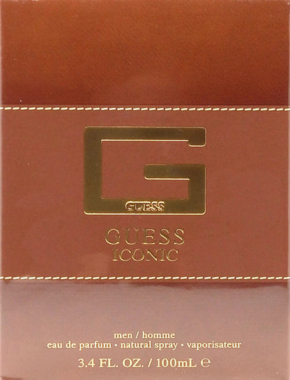 GUESS ICONIC HOMME EAU DE PARFUM SPRAY FOR MEN 3.4 Oz / 100 ML BRAND NEW ITEM!!!