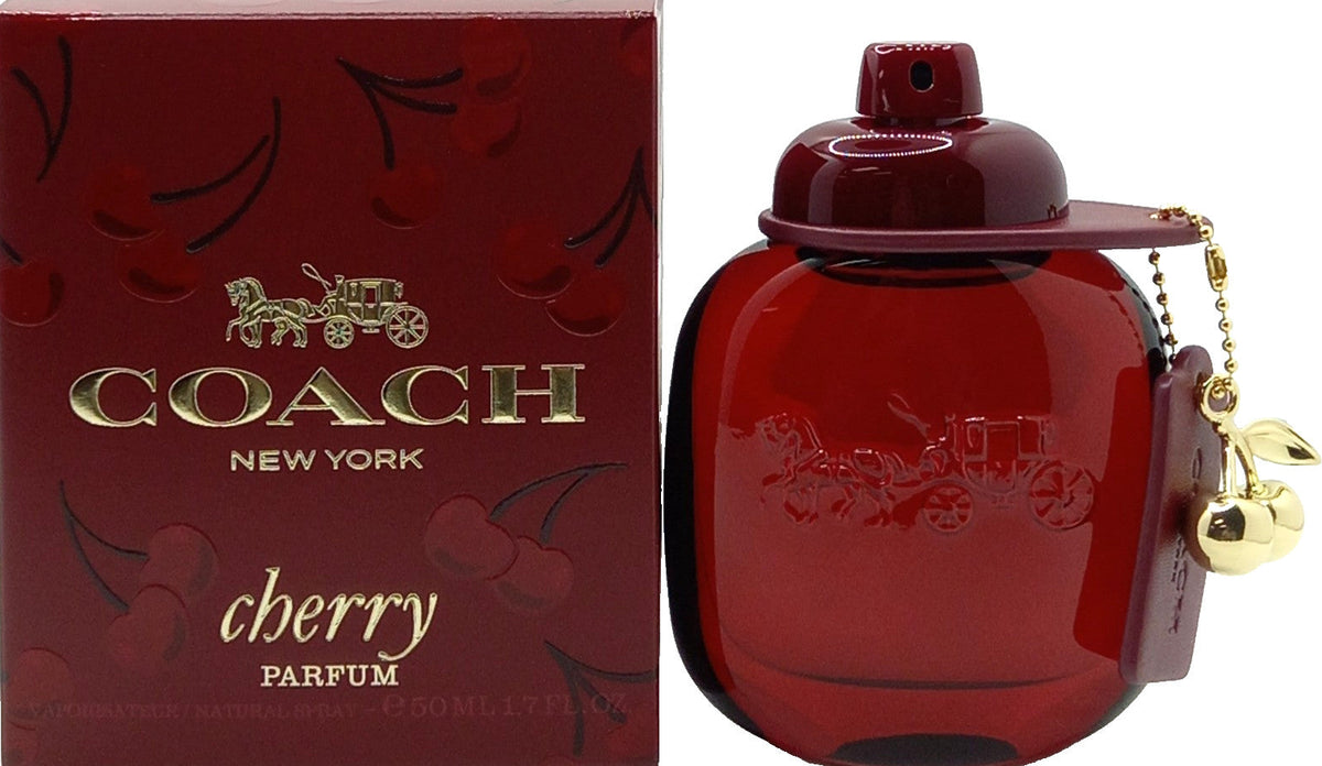 COACH CHERRY PARFUM SPRAY FOR WOMEN 1.0 Oz / 30 ml BRAND NEW IN BOX!!!